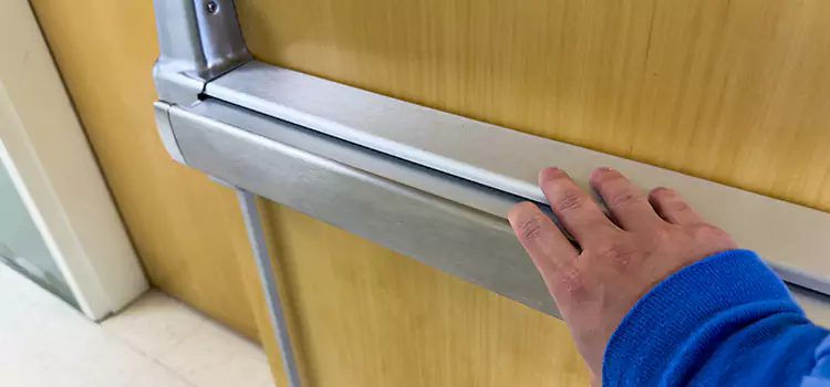 Installing a Push Bar on a Door Ewa Gentry